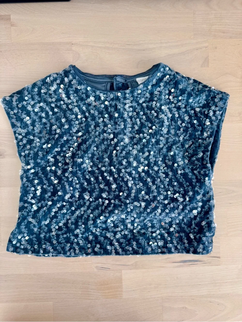 Zara Girls - Sequins Velvet Ribbed Matching Set.